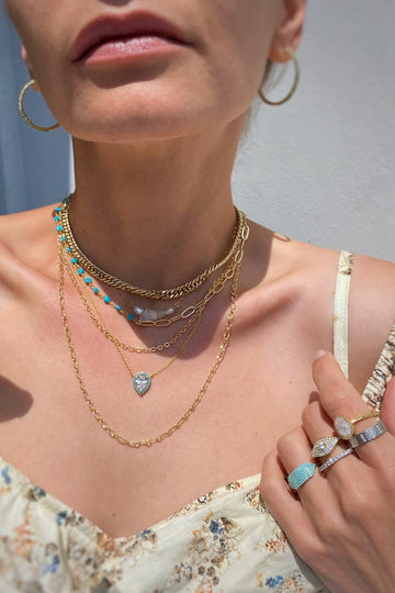 GIA NECKLACE- TURQUOISE